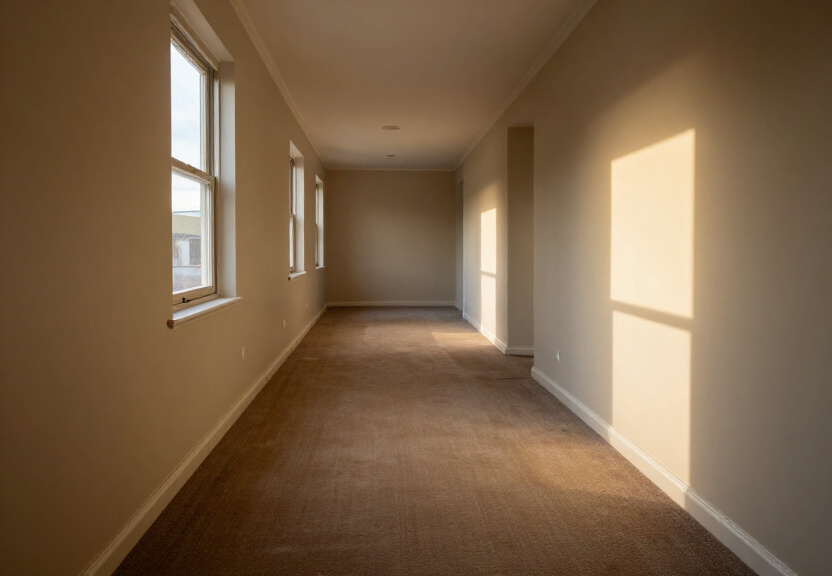 Restored living room in Melrose Park after flood damage repair